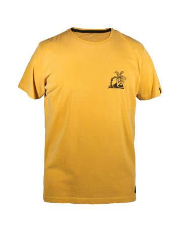 Camiseta Quiksilver Volcano - Amarelo
