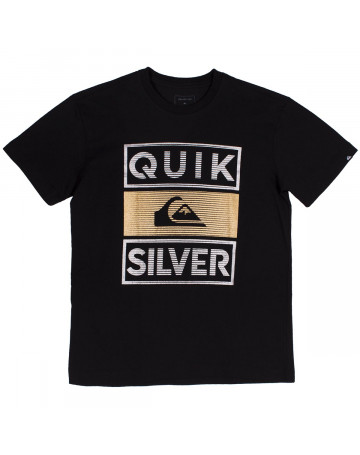 Camiseta Quiksilver Juvenil Stoke - Preto II