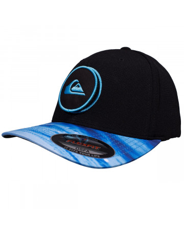 Boné Quiksilver Sublim - Preto/Azul