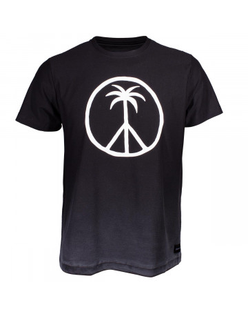Camiseta Quiksilver Peace Beach - Preto/Cinza