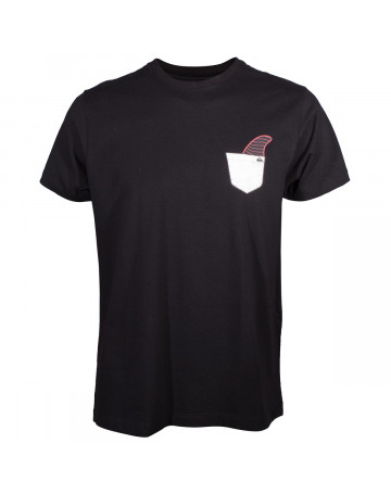 Camiseta Quiksilver Pocket - Preto