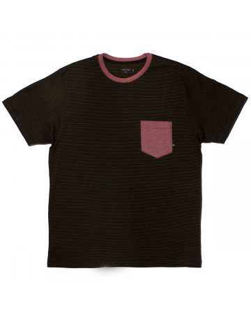 Camiseta Quiksilver Pocket - Preto/Amarelo