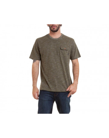 Camiseta Quiksilver Especial Texture Pocket - Verde