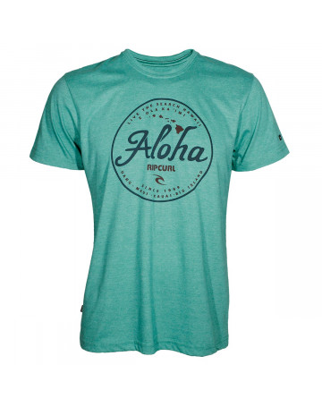 Camiseta Rip Curl Aloha - Verde Mescla