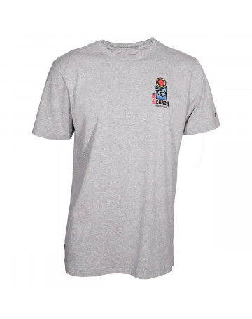 Camiseta Rip Curl Search Icon - Cinza Mescla