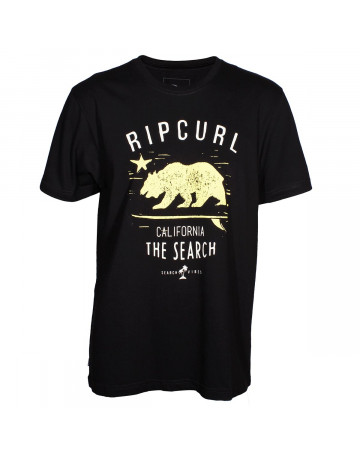 Camiseta Rip Curl The Bear Cave - Preta