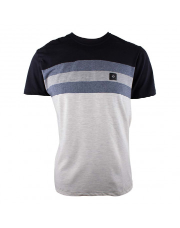 Camiseta Rip Curl Especial Strip - Preta/Cinza