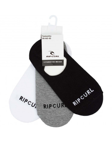 Meia Rip Curl Invisible Sock 3 Pares