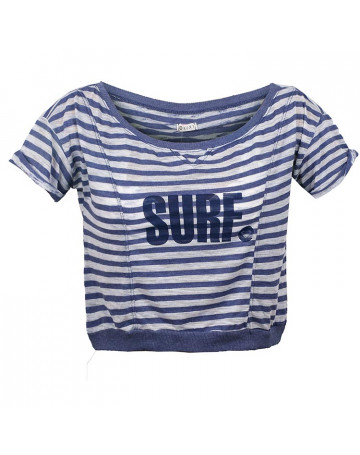 Camiseta Roxy Vintage Surf Wash - Azul