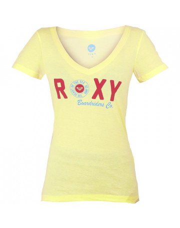 Camiseta Roxy Boardriders - Amarelo