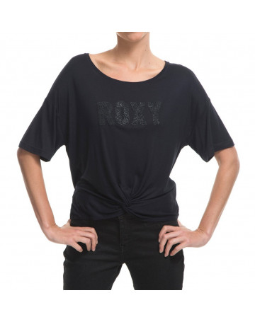 Camiseta Roxy Leaked - Preto