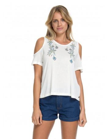 Camiseta Roxy Bird Flower - Branco