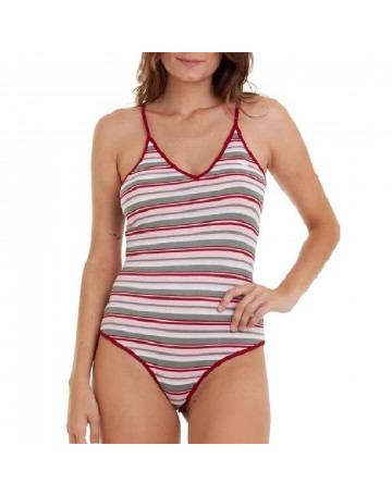 Camiseta Body Roxy Pie-Multicolor