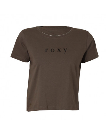 Camiseta Roxy Baschique - Verde Militar