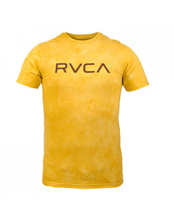 Camiseta RVCA Small Tye Dye - Amarelo
