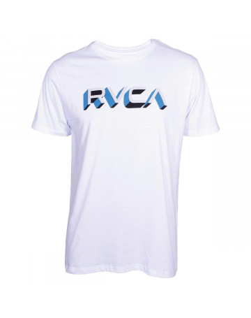 Camiseta Rvca Third Dimension - Branco