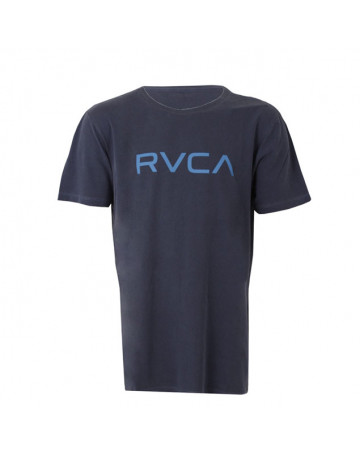 Camiseta Rvca Big Washed - Azul
