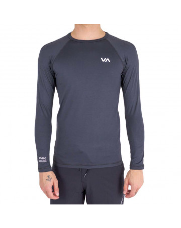 Camiseta RVCA Lycra VA - Preta