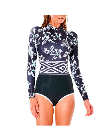 Short John Rip Curl G Bomb Long Sleeve High Preto