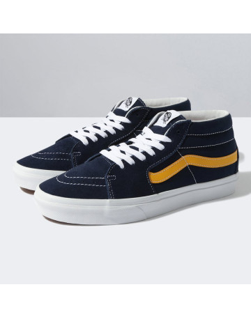 Tenis Vans SK8 Mid Dress Blues Azul 