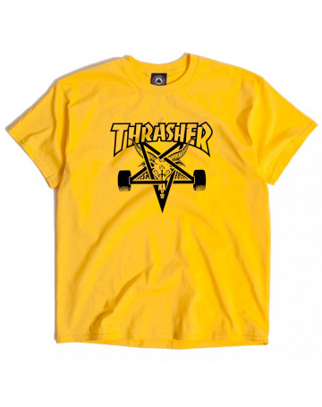 Camiseta Thrasher Skategoat Amarela
