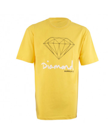 Camiseta Diamond Og Sign Amarelo