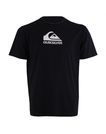 Camiseta Quiksilver Lycra Surf Solid Preta