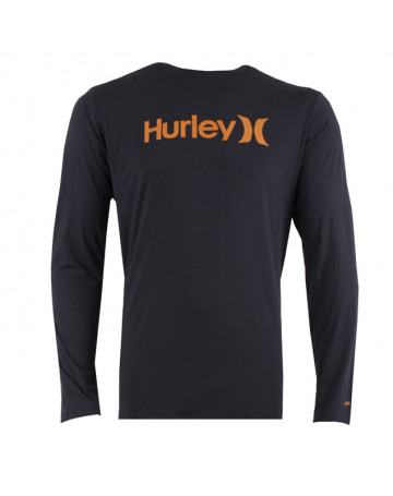 Camiseta Hurley Lycra Surf Tee - Cinza
