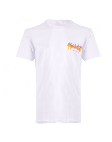 Camiseta Thrasher Flame Branca