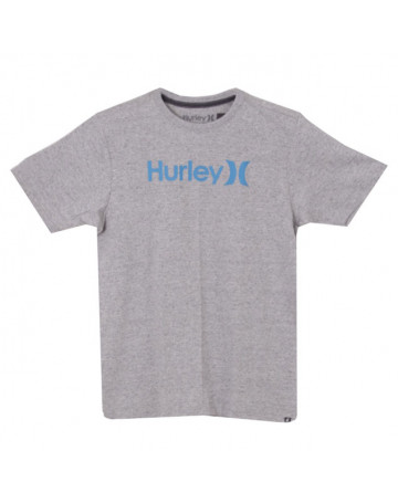 Camiseta Hurley Juv Solid Cinza