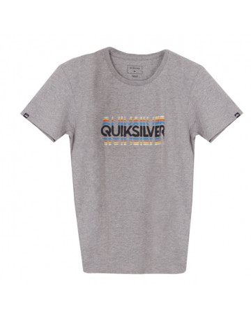 Camiseta Quiksilver Juv Reverb Cinza
