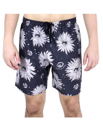 Bermuda Volcom Blooming - Preta