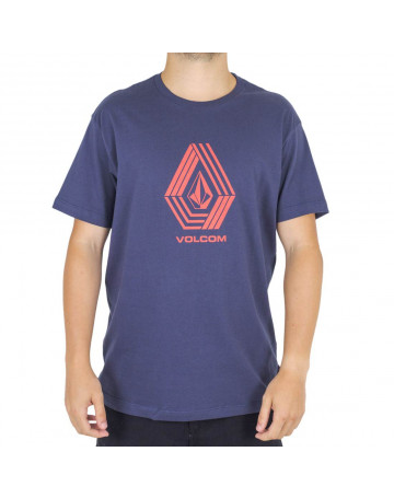 Camiseta Volcom Silk Cycle Stone Azul