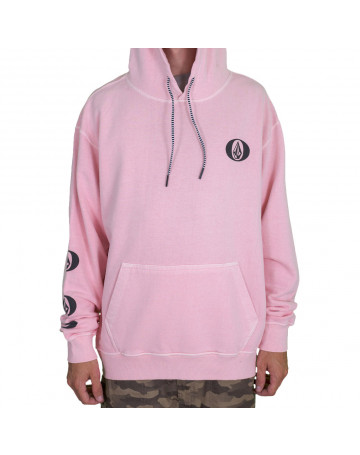 Moletom Volcom Canguru Oval Stone-Rosa