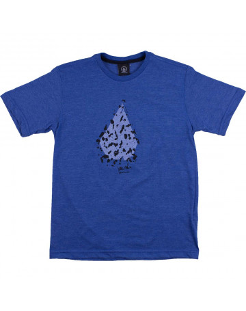 Camiseta Volcom Juvenil Silk Chop - Azul