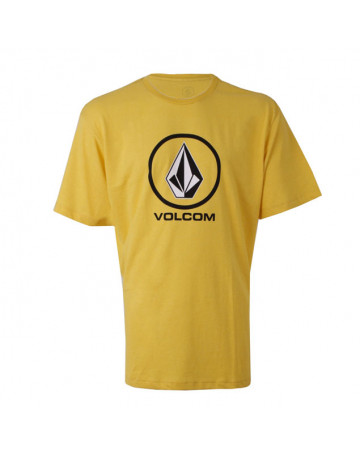 Camiseta Volcom Silk Crisp Stone Amarela
