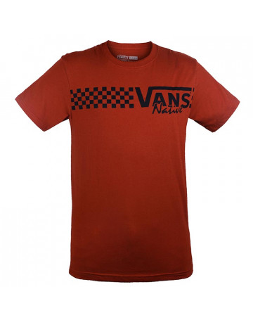 Camiseta Vans Juvenil Esp Calinative - Vermelho