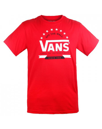 Camiseta Vans Esp Game Day - Vermelho