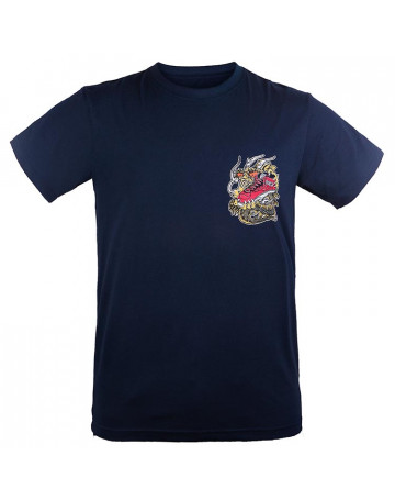 Camiseta Vans Esp The Dragon - Azul Escuro