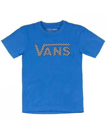 Camiseta Vans Juvenil Classic Fill - Azul