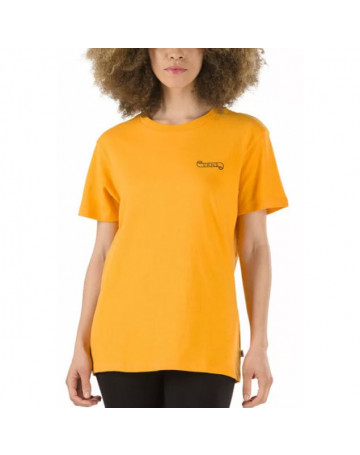 Camiseta Vans Wm Lawnwood - Amarelo