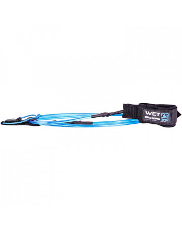 Leash Wet Dreams Classic Force Two 8' - Azul