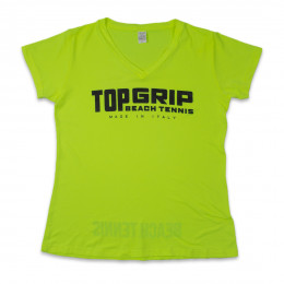 Camiseta Top Grip V Logo Mono Play Amarela