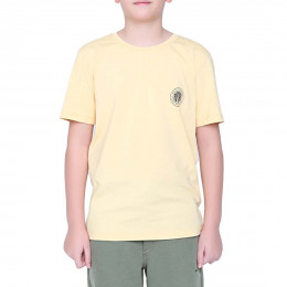 Camiseta Rip Curl Juvenil Stample Amarelo