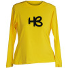 Camiseta Lycra HB Feminina Single Emblem Amarelo1