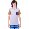 Camiseta Billabong Juvenil Zenith Crew PJ - Cinza/Azul - 2