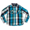 Camisa Billabong Juvenil Flanela Reynolds - Azul/Verde 1