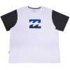 Camiseta Billabong Wave Extra Grande - Branco 1