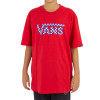 Camiseta Vans Racing Juvenil - Vermelho