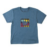 Camiseta Hang Loose Infantil Logotri Azul 79110034